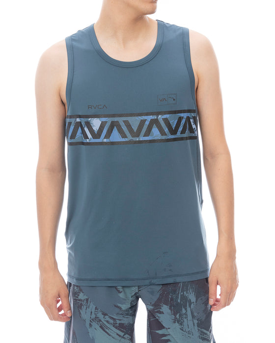 RVCA メンズ HAWAII SPORT VENT SL タンクトップ 【2025年春夏モデル】 BRK0 / XL