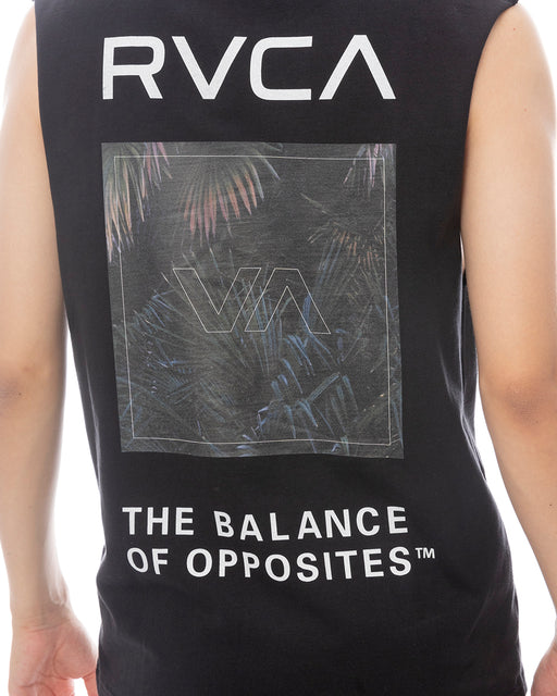 RVCA メンズ PALM BOX TT タンクトップ 【2025年春夏モデル】 BLK / XL