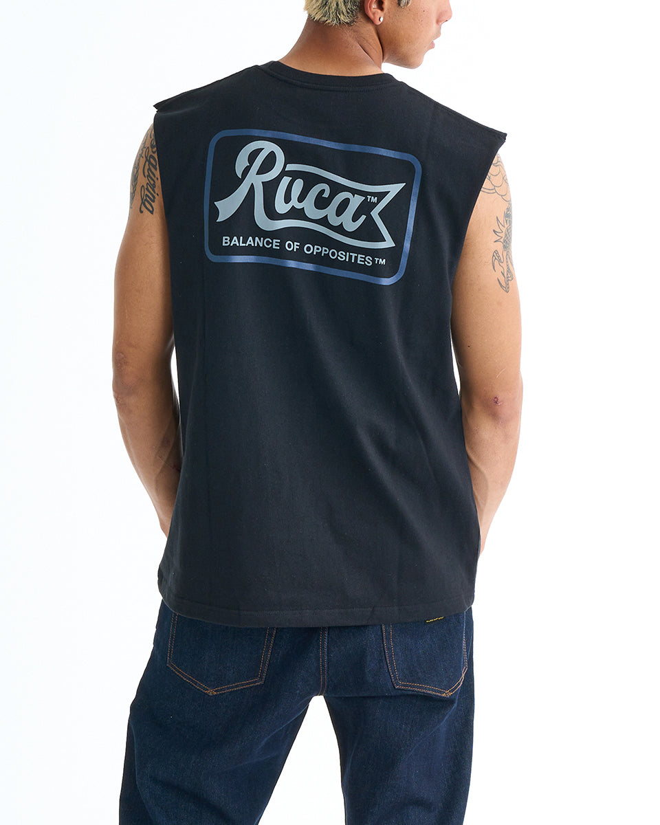 OUTLET】RVCA メンズ PEN SCRIPT TT タンクトップ 【2025年春夏モデル】