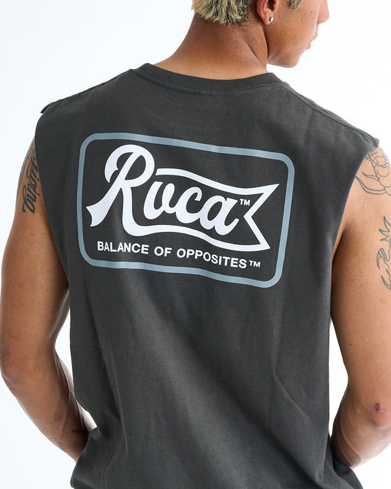 RVCA メンズ PEN SCRIPT TT タンクトップ 【2025年春夏モデル】 PTK / XL