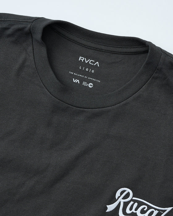 RVCA メンズ PEN SCRIPT TT タンクトップ 【2025年春夏モデル】 PTK / XL