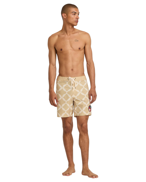 【OUTLET】RVCA メンズ 【LAURYN ALVAREZ】 LA ORNAMENT TRUNK 17 ボードショーツ 【2025年春夏モデル】