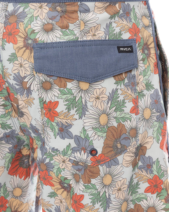 RVCA メンズ ARCH TRUNK 19 ボードショーツ 【2025年春夏モデル】 GRT / 34
