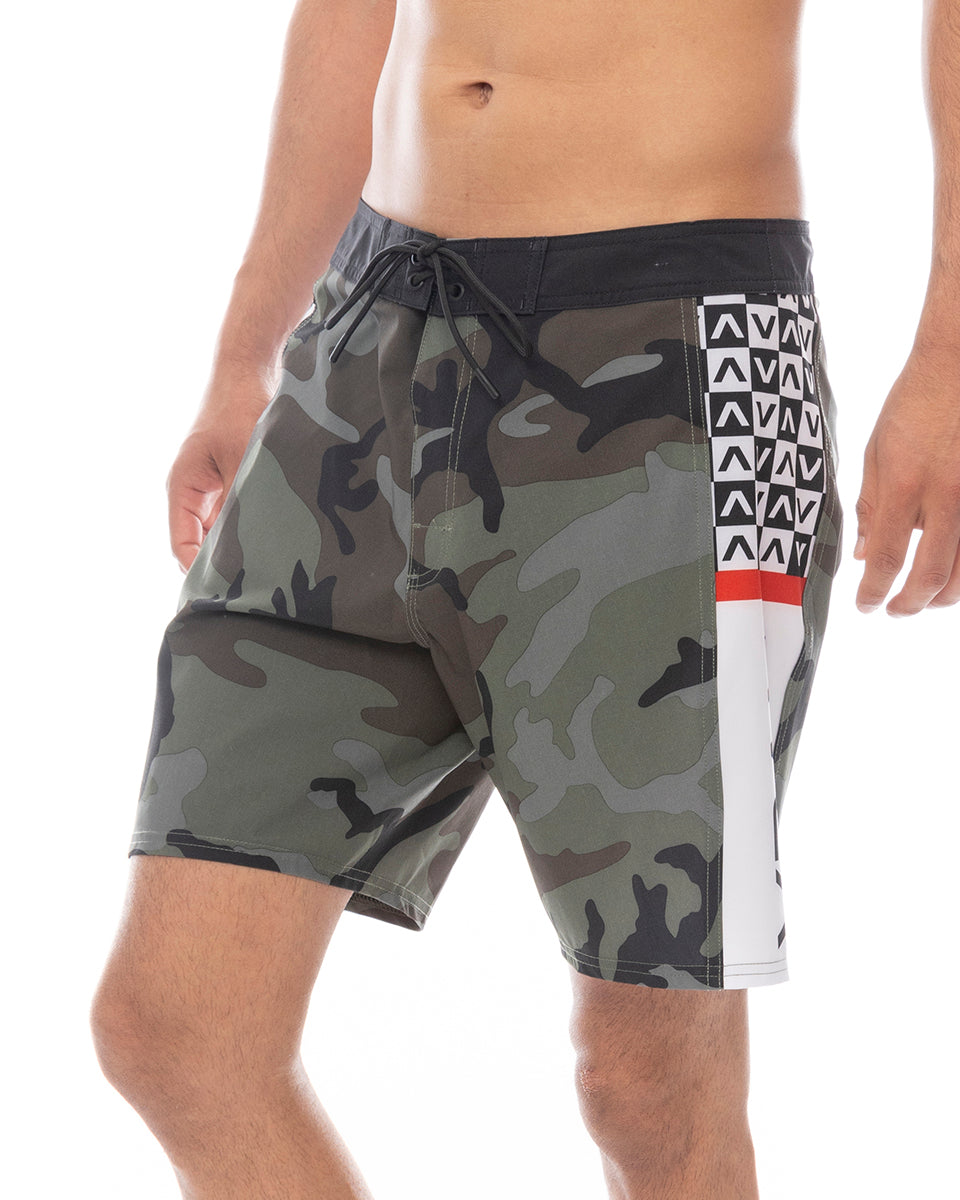 バーバリートランクス新品未使用メガベージュ茶 大サイズ新品ソックス付き26-28 OUTLET】RVCA メンズ APEX 2 TRUNK 18 ボードショーツ 【2025年春夏
