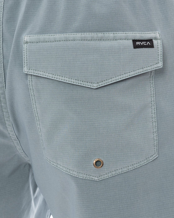 RVCA メンズ VA PIGMENT ELASTIC SHORT 16 ショートパンツ 【2025年春夏モデル】 LED / XL