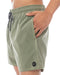 RVCA メンズ VA PIGMENT ELASTIC SHORT 16 ショートパンツ 【2025年春夏モデル】 RGR / XL