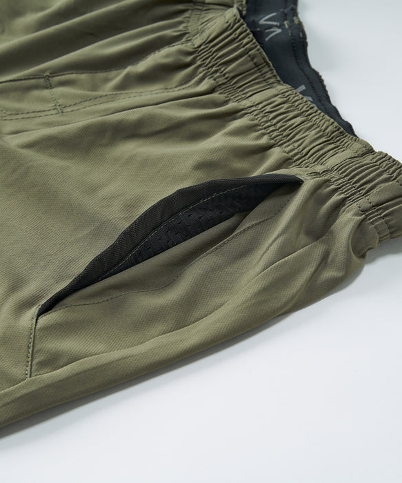 RVCA メンズ 【LAURYN ALVAREZ】 LAURYN YOGGER STRETCH 17 ショートパンツ 【2025年春夏モデル】 MSH / XL