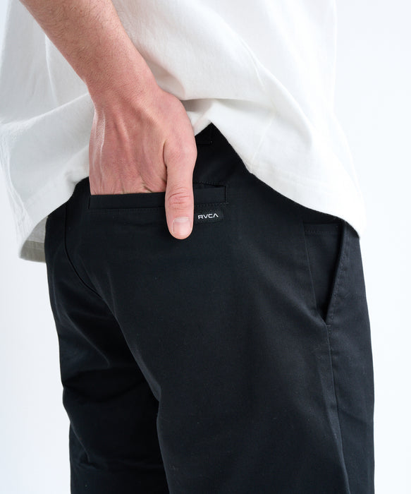 RVCA メンズ WEEKEND STRETCH SHORT ショートパンツ 【2025年春夏モデル】 BLK / 34