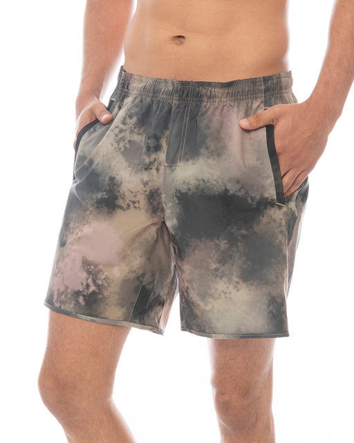 RVCA メンズ 【VA SPORT】 YOGGER STRETCH 17 ショートパンツ 【2025年春夏モデル】 PTK / XL