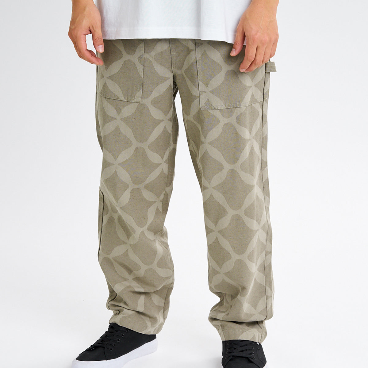 OUTLET】RVCA メンズ LA ORNAMENT ELASTIC PANT ロングパンツ 【2025年