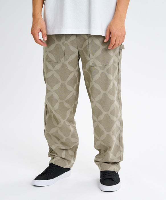 【OUTLET】RVCA メンズ LA ORNAMENT ELASTIC PANT ロングパンツ 【2025年春夏モデル】