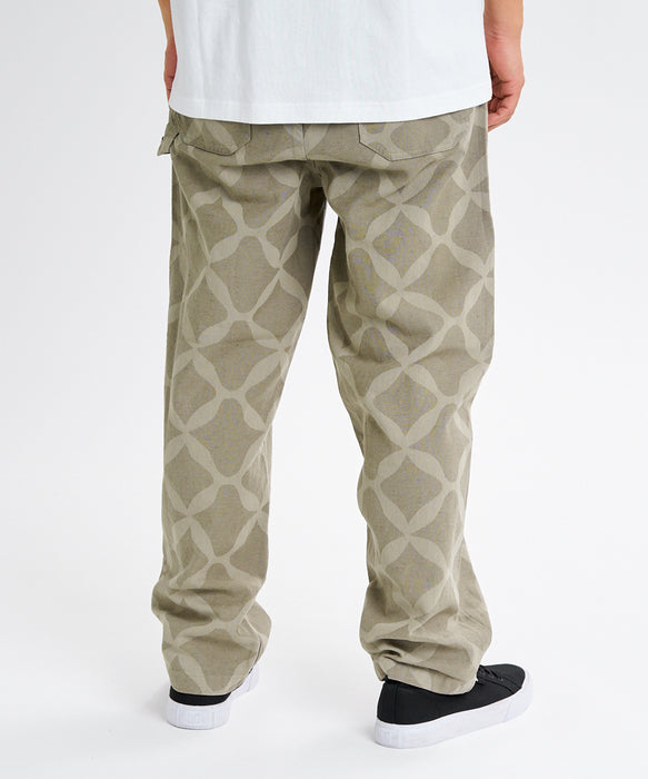 【OUTLET】RVCA メンズ LA ORNAMENT ELASTIC PANT ロングパンツ 【2025年春夏モデル】