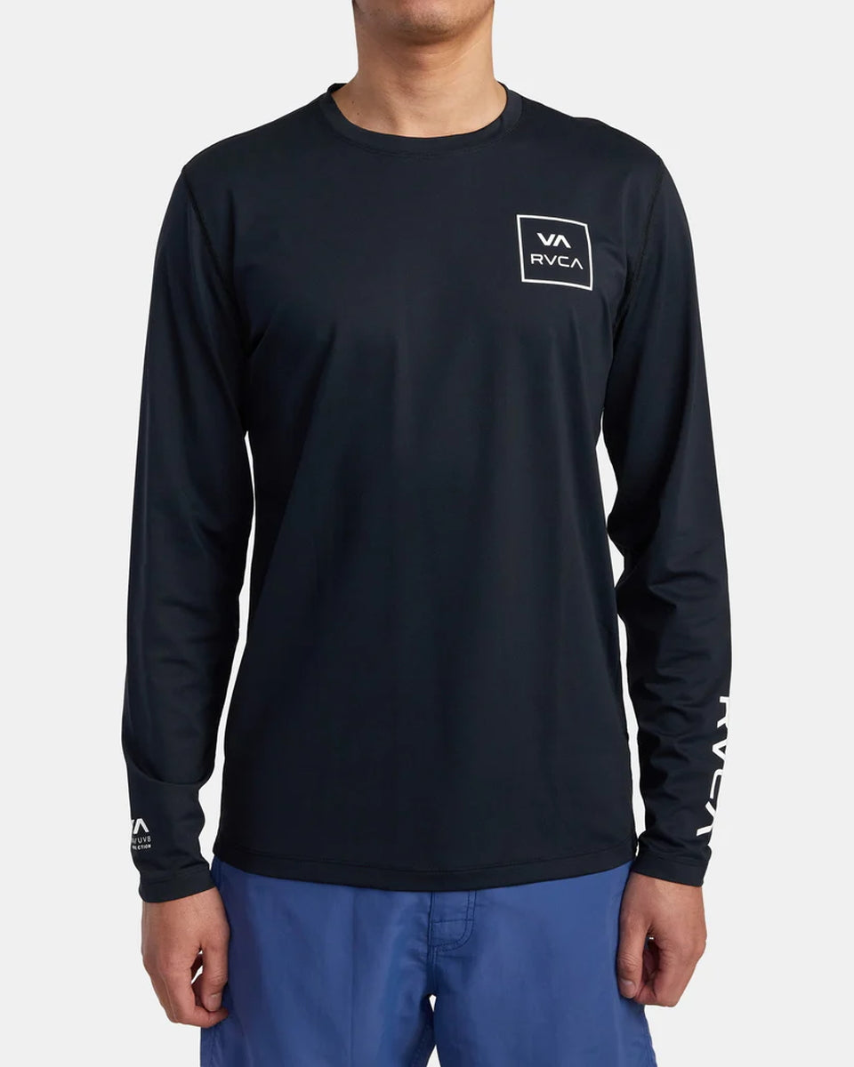 OUTLET】RVCA メンズ RVCA SURF SHIRT L/S 長袖ラッシュガード 【2025