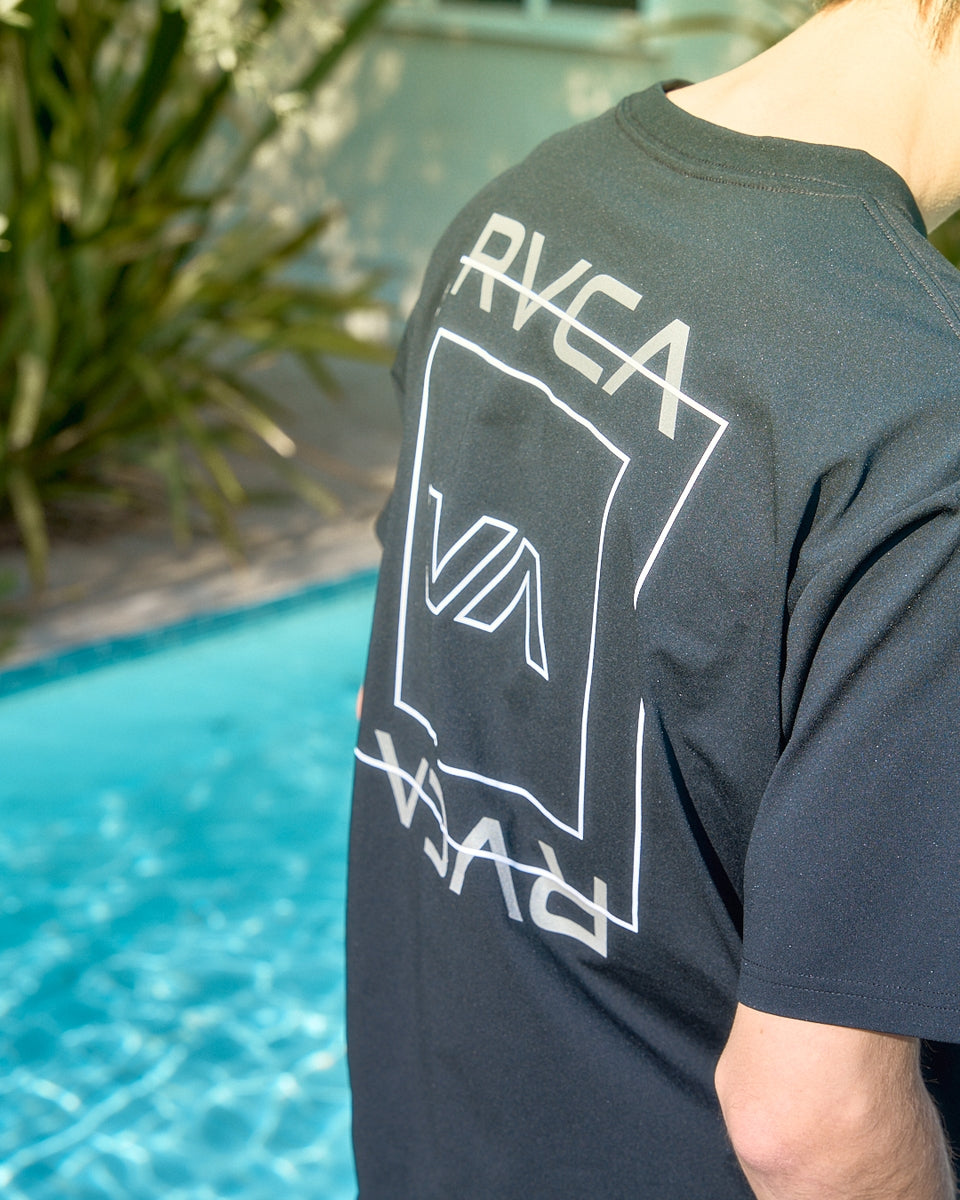 OUTLET FAMILY SALE】RVCA メンズ ILL ESCAPE SQUARE SFST サーフT