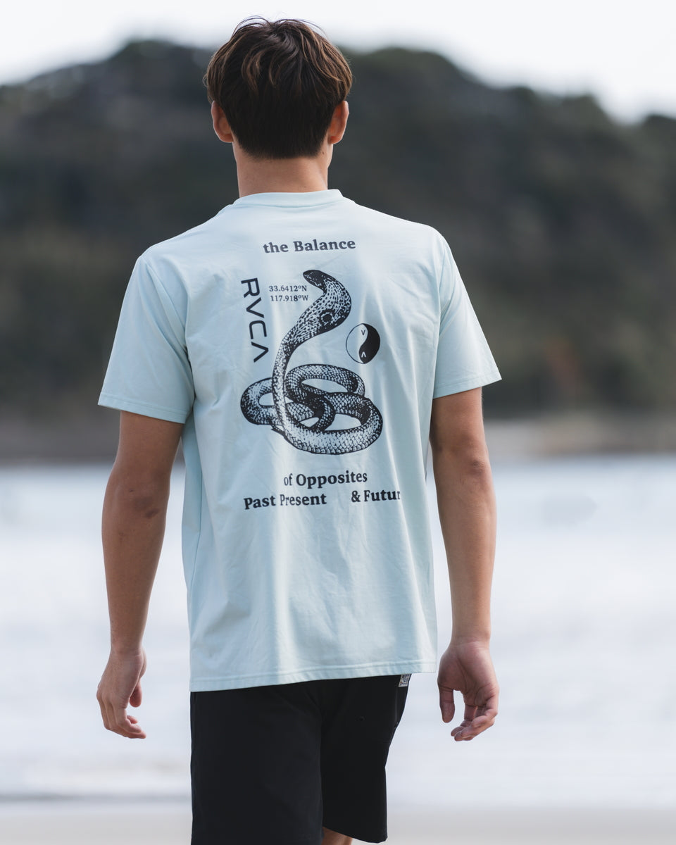 OUTLET】RVCA メンズ ILL BALANCE COBRA SFST サーフTシャツ 【2025年