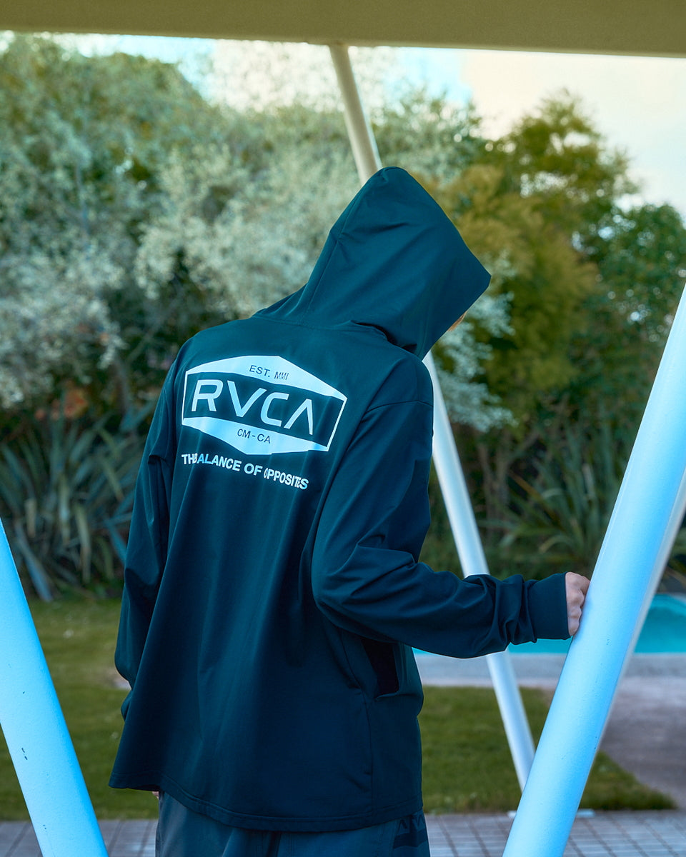 OUTLET】RVCA メンズ ILL RVCA HEX BOX SFHD 長袖サーフTシャツ 【2025