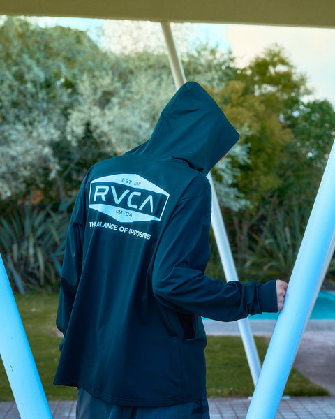 OUTLET】RVCA メンズ ILL RVCA HEX BOX SFHD 長袖サーフTシャツ 【2025