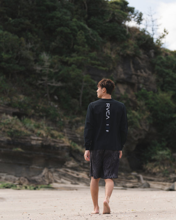 OUTLET】RVCA メンズ RVCA ESCAPE SFLT 長袖サーフTシャツ 【2025年春