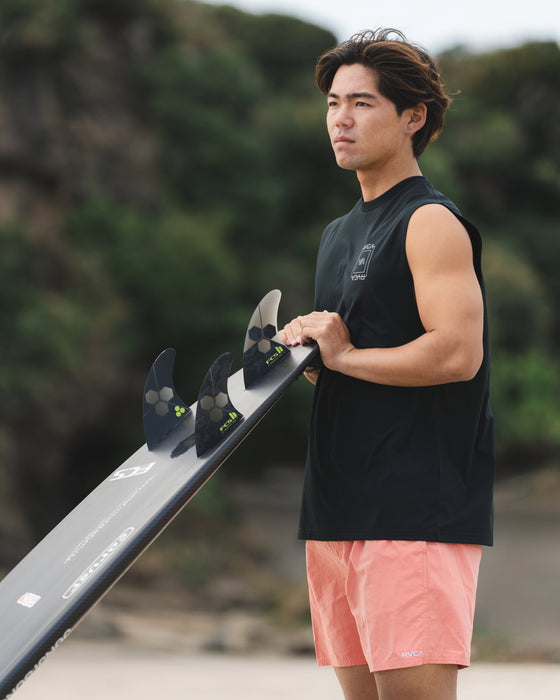 RVCA メンズ ILL ESCAPE SQUARE SFTT サーフタンクトップ 【2025年春夏モデル】