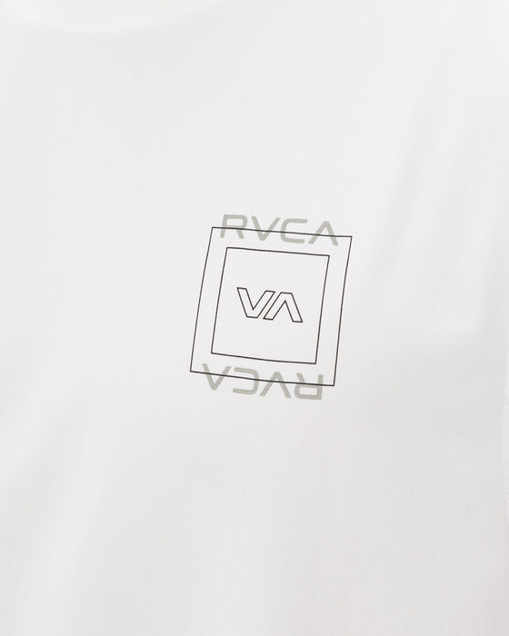 RVCA メンズ ILL ESCAPE SQUARE SFTT サーフタンクトップ 【2025年春夏モデル】 WHT / XL