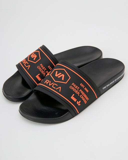 RVCA メンズ CHAINMAIL SHOWER SLIDE ファッションサンダル 【2025年春夏モデル】 BBO / 10