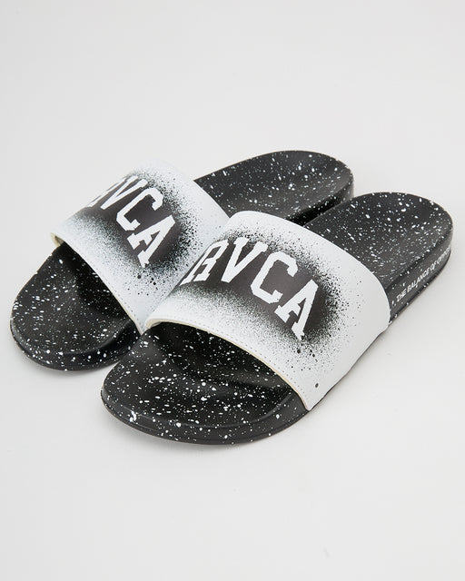 RVCA メンズ IVY STANCIL SHOWER SANDAL ファッションサンダル 【2025年春夏モデル】 BLK / 10
