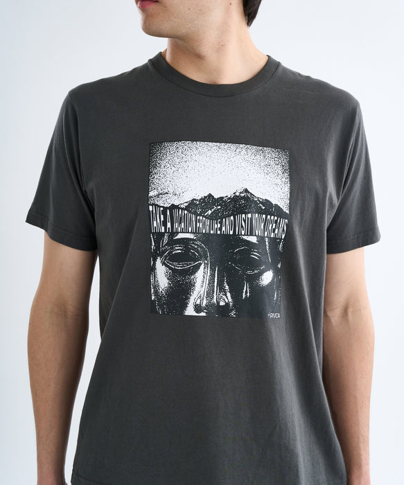 【直営店限定】RVCA メンズ 【KENTO】 VISIT YOUR DREAM Tシャツ 【2025年春夏モデル】 PTK / XL