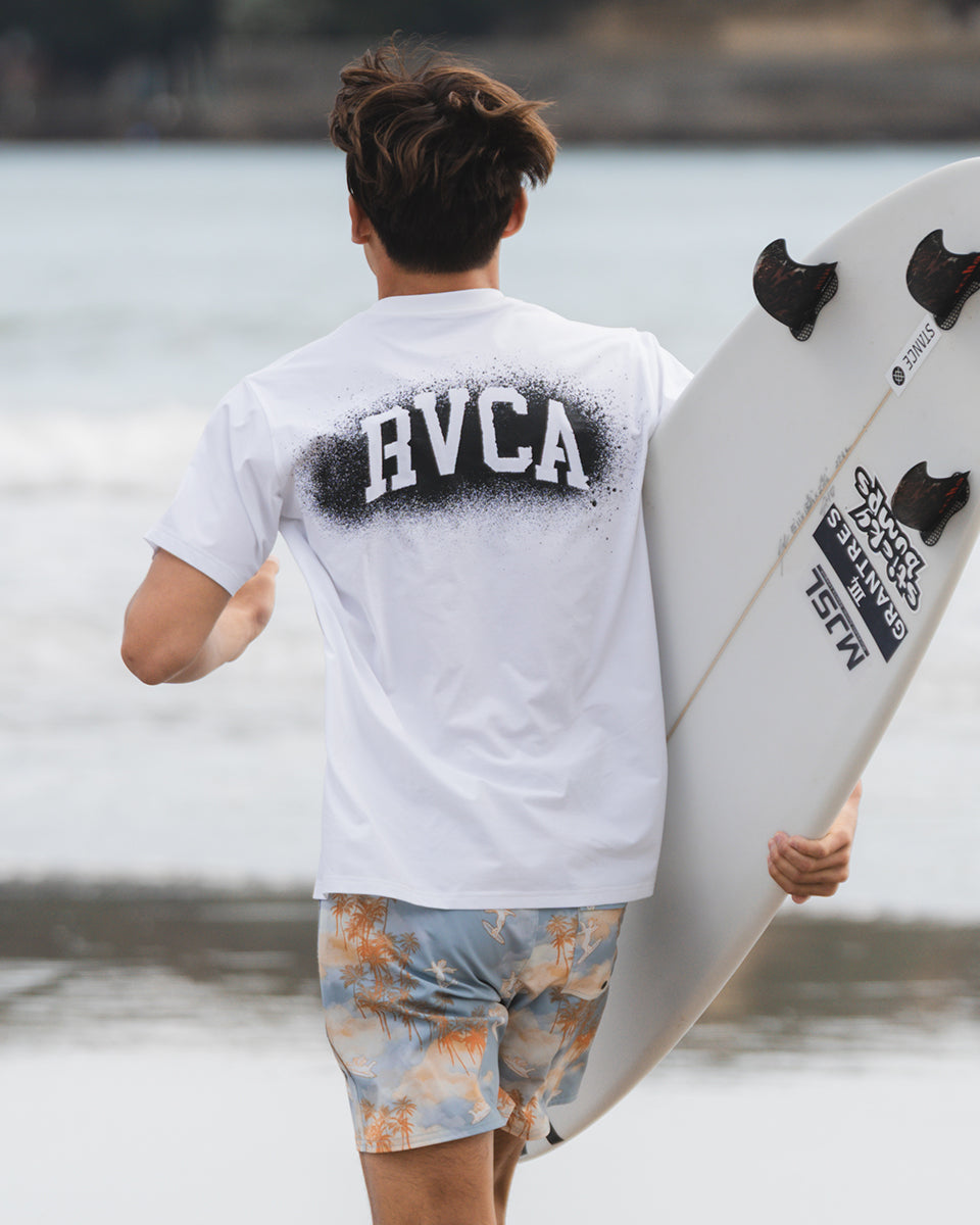 OUTLET】【オンライン限定】RVCA メンズ IVY STENCIL ST サーフTシャツ