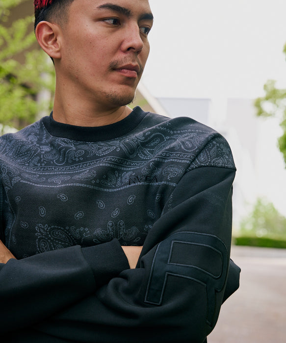 【SALE】RVCA メンズ FADE BACK SIDE ARCH RVCA トレーナー 【2025年秋冬モデル】