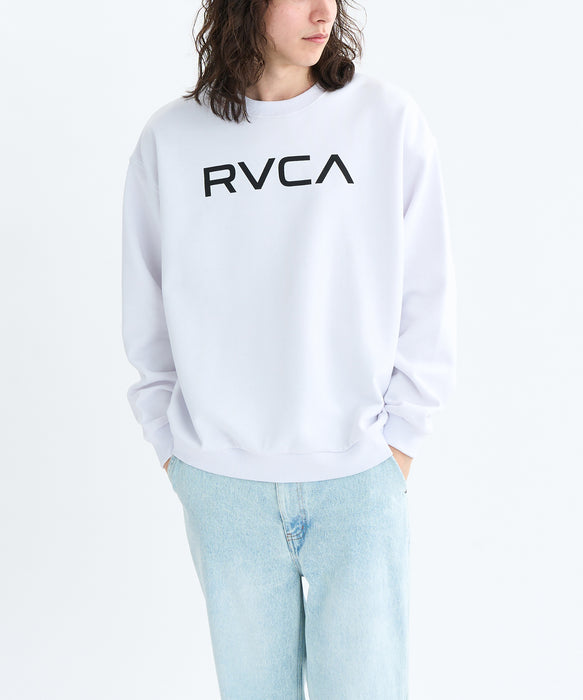 RVCA メンズ BIG RVCA FADE CR トレーナー 【2025年秋冬モデル】 WHT / XL