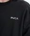 RVCA メンズ STACKHOUSE CR トレーナー 【2025年秋冬モデル】 BLK / XL