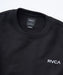 RVCA メンズ STACKHOUSE CR トレーナー 【2025年秋冬モデル】 BLK / XL