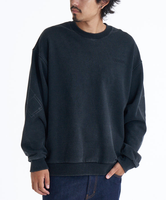 RVCA メンズ STACKHOUSE CR トレーナー 【2025年秋冬モデル】