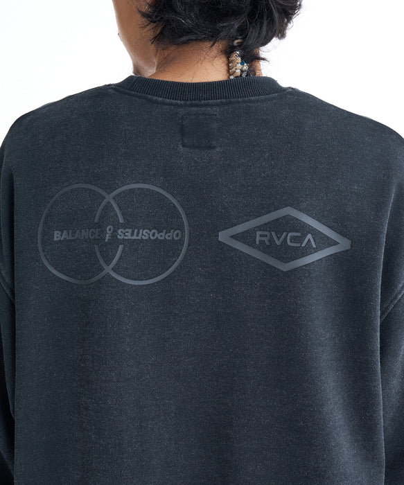 RVCA メンズ STACKHOUSE CR トレーナー 【2025年秋冬モデル】