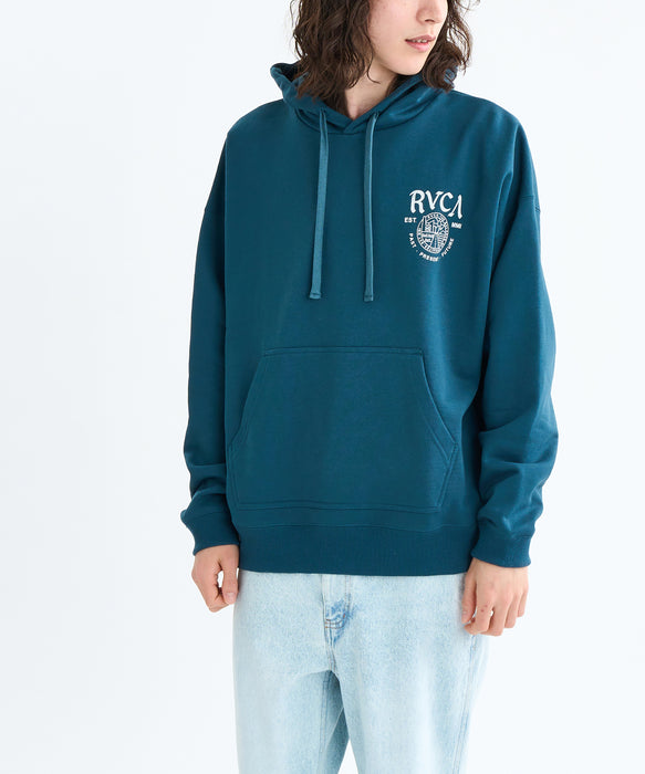 RVCA メンズ UTILITY SERVICE HD パーカー 【2025年秋冬モデル】 BRK0 / XL