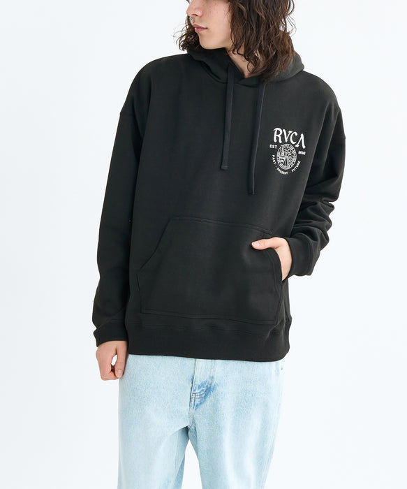 RVCA メンズ UTILITY SERVICE HD パーカー 【2025年秋冬モデル】 PTK / XL