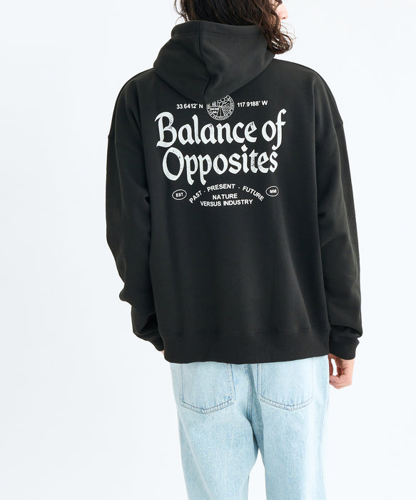 RVCA メンズ UTILITY SERVICE HD パーカー 【2025年秋冬モデル】 PTK / XL