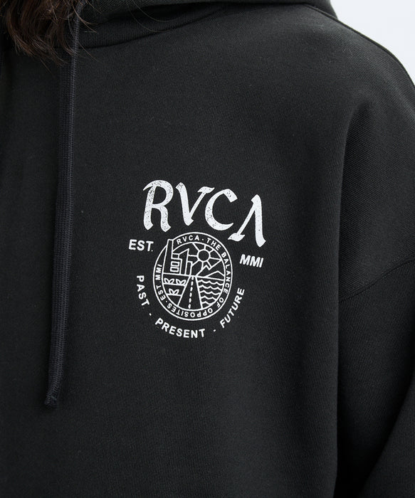 RVCA メンズ UTILITY SERVICE HD パーカー 【2025年秋冬モデル】 PTK / XL