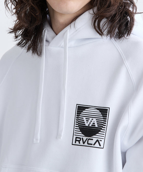 RVCA メンズ BRINDER HD パーカー 【2025年秋冬モデル】 WHT / XL