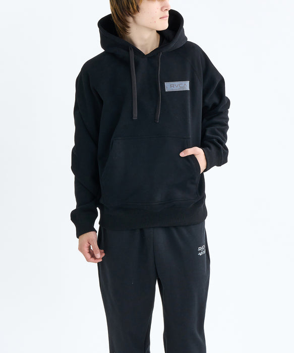RVCA メンズ THREE BOX RVCA HD パーカー 【2025年秋冬モデル】 BLK / XL