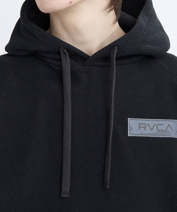 RVCA メンズ THREE BOX RVCA HD パーカー 【2025年秋冬モデル】 BLK / XL