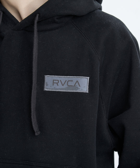 RVCA メンズ THREE BOX RVCA HD パーカー 【2025年秋冬モデル】 BLK / XL