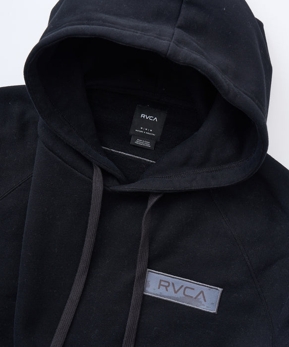 RVCA メンズ THREE BOX RVCA HD パーカー 【2025年秋冬モデル】 BLK / XL