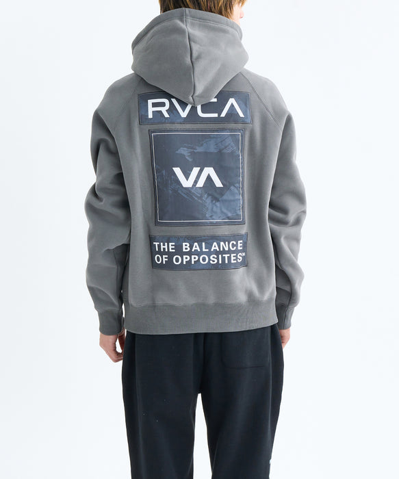 RVCA メンズ THREE BOX RVCA HD パーカー 【2025年秋冬モデル】 SLE / XL