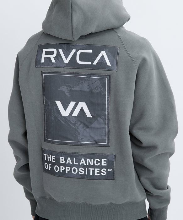 RVCA メンズ THREE BOX RVCA HD パーカー 【2025年秋冬モデル】 SLE / XL