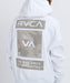 RVCA メンズ THREE BOX RVCA HD パーカー 【2025年秋冬モデル】 WHT / XL