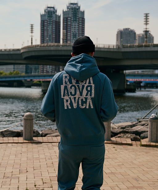RVCA メンズ NEW STCK ZIP WRWB HD パーカー 【2025年秋冬モデル】
