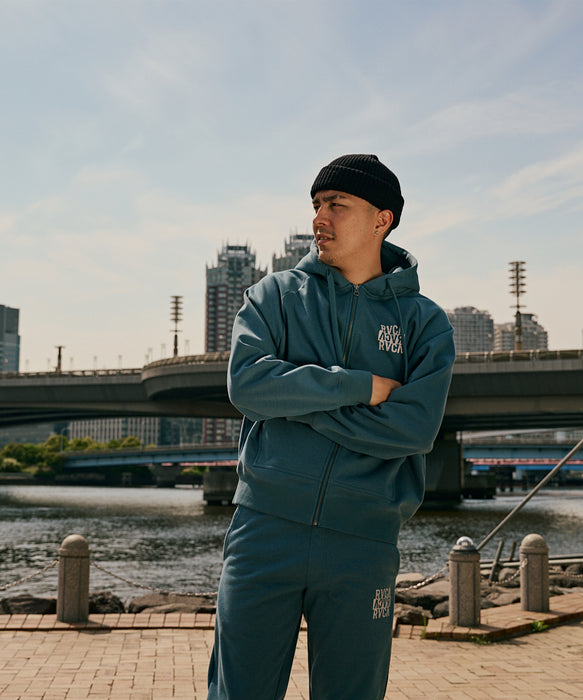 RVCA メンズ NEW STCK ZIP WRWB HD パーカー 【2025年秋冬モデル】