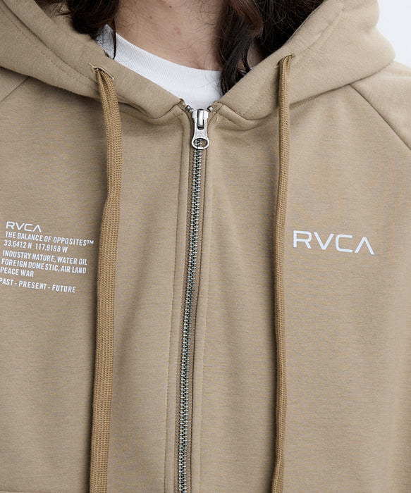 RVCA メンズ NEW BOX  ZIP WRWB HD パーカー 【2025年秋冬モデル】 COY / XL