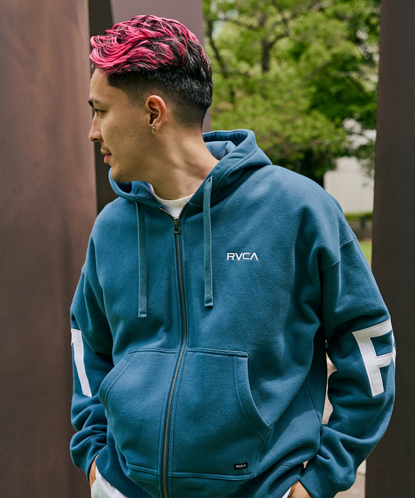 SALE】RVCA メンズ ARCH BACK SIDE ZIP HD パーカー 【2025年秋冬モデル】